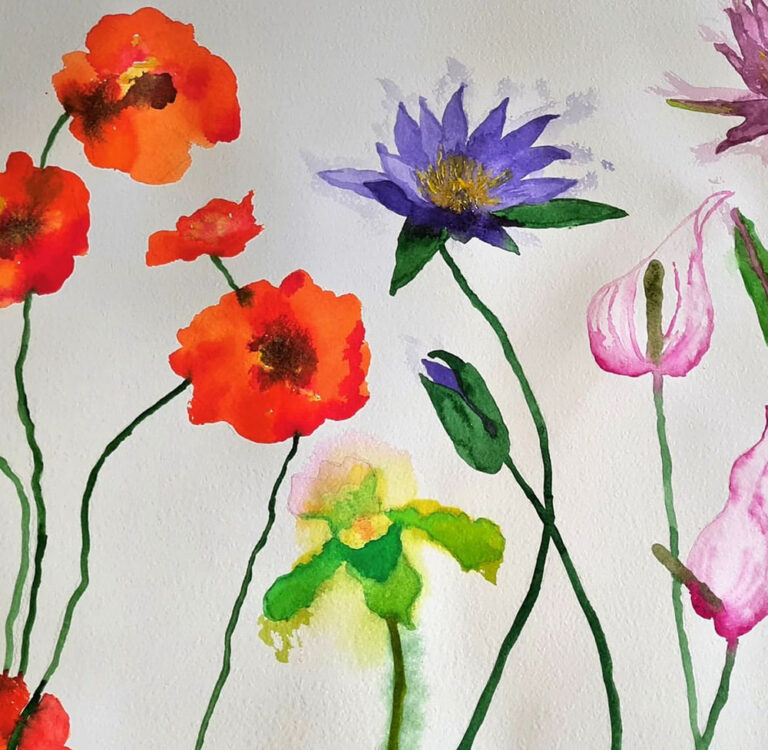 Päivi Romo, akvarelli