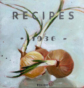 Recipes 1936
akryyli kankaalle, 2025, 31 x 32 cm, 300 €